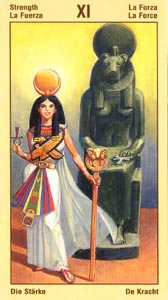 Kracht (Ramses Tarot Of Eternity-deck)